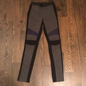 BCBGMaxazria moto leggings
